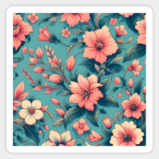 Pink Flowers Sticker